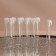 A set of perfume bottles, with an applicator, 2 ml, 10 pcs, white/transparent color