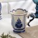 Coffee mug, height 9 cm, volume of 160 ml, gzhel