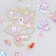 Sticker of rhinestones plastic "Unicorn" MIX 19x9 cm
