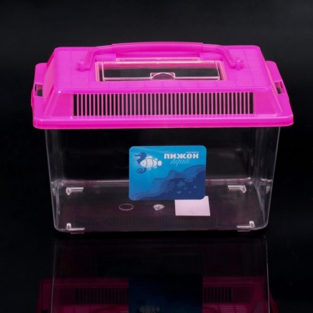 Rectangular carrying, 21.3 x 14 x 14.5 cm, pink-1