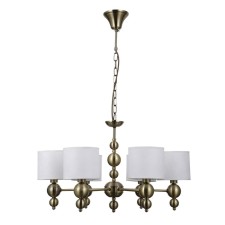 Ceiling light Gerhort G11094/6AB WT, 6x40W, E14, 80x64x64 cm, bronze color