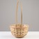 Wicker basket, 20 x 11/35 cm, bamboo