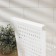 Basket for storage mounted on the door "Loft", 24.5 × 9.5 × 31.5 cm, white color