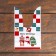 Polyethylene gift package with ears "Merry Christmas", 13 x 21.5 cm