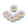 Disposable paper plate "Happy Birthday" candles and stars, 18 cm