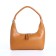 Baget bag with zipper, brown color