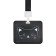 Badge horizontal, external 100 x 80mm, internal 52 x 82mm, tape 42 cm, cat