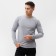 Long-sized male monophonic, the color is light gray, size 48