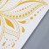 Stick plastic interior gold "Lotus flower" 40x60 cm