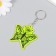 A keychain plastic reflective "butterfly with twigs and heart" 5.4x5.2 cm