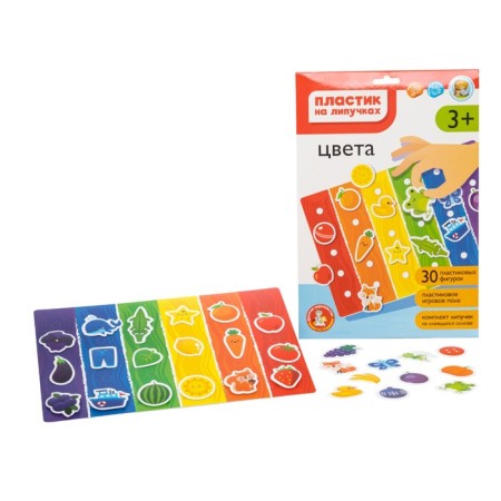 Board game "Velcro plastic. Colors ", 3+, in the envelope-1