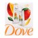 Gift kit Women's Dove "Deep Power and Restoration": shampoo, 250 ml + balm, 200 ml