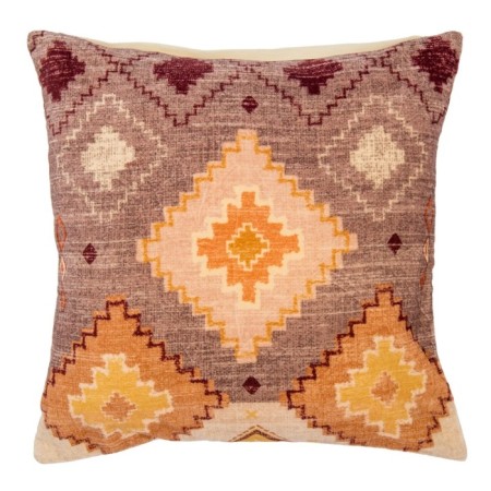 Case on a pillow of cotton velvet Ethnic, size 45x45 cm