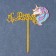 Topper "Happy Birthday", my unicorn