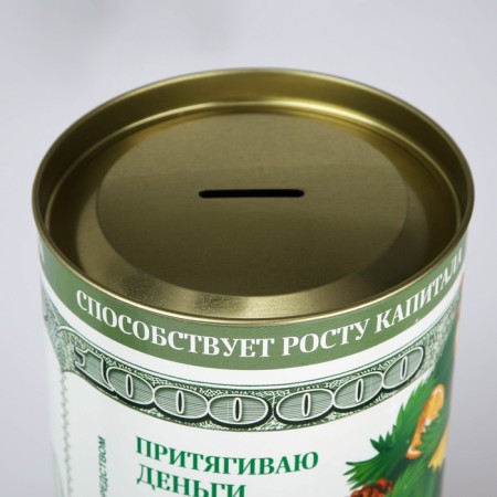 Piggy bank XXL New Year's "dollars", 20 x 12.2 cm-4