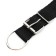 Collar "comfort" combined (polyester, artificial leather), 58 x 3 cm, Osh 45-52 cm, black 60
