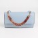 A chain for a bag, plastic, with carbines, 23 × 17 mm, 29 - 29.5 cm, amber/gold color