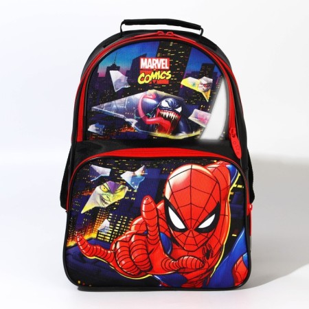 School backpack with an ergonomic back, 37x26x15 cm, Spider-Man-1