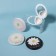 Folding mirror "chamomile", d 7 cm, with an increase, the color of mix