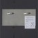 Mirror, wall -mounted, with sandblasting graphics, with a shelf, 50x60 cm