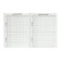 Diary for grades 5-11, "flowers", solid cover 7BC, glossy lamination, 48 sheets