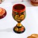 Wedding set "Heart": 2 Fureers, serving tray, Khokhloma