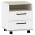 White / Blackwood satin