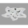 LED LED LED AMBRELLA LIGHT, ICE, FA1723, 5XLED, 105 W, 7875LUM, 3000-6400K, Color Chrome