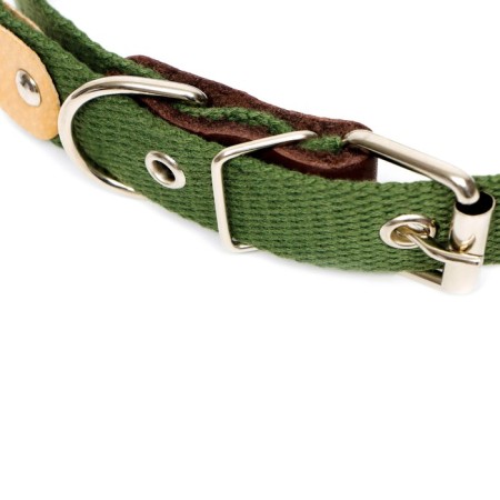 The tarpaulin collar single-layer, 60.5 x 2.5 cm, Osh 30-55 cm, dark green-5