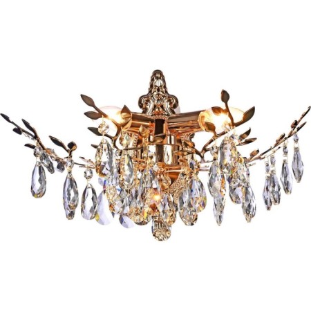 Lamp wall crystal Sofia 2XE14 40W, size 40x21x24 cm, color gold