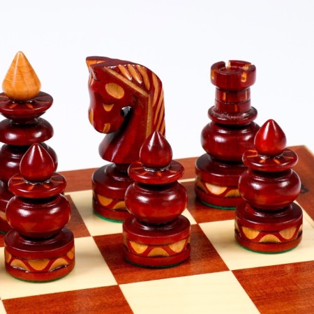 Chess Polish wooden large Madon "Byzantine", 58.5 x 58.5 cm, King H-14 cm-5