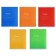 Notebook of 12 sheets in the line monophonic calligrata "Classic bright", cover coated paper, varnish, OFSET block, mix