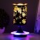 Aroma lace with backlight "Flowers" E14 40W +RGB black 10x10x24.5 cm