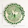 Panel Interior tree "Mandala and Tree of Life" Green 30x5.5x30 cm