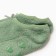 Women's socks shortened non-slip, green color, size 36-39