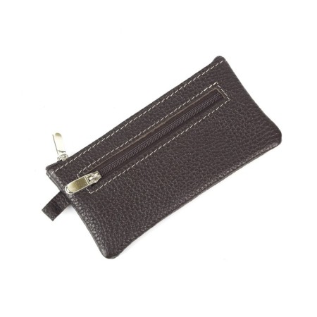Key of zipper, length 14 cm, brown color-3