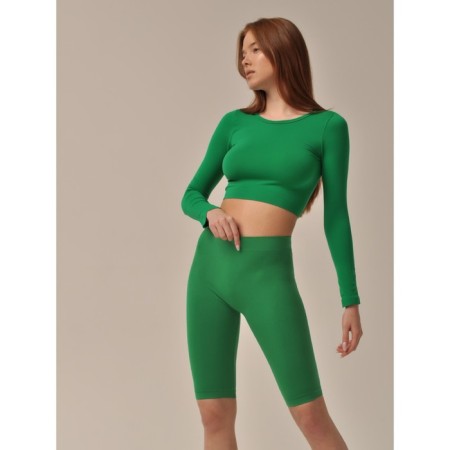 Short Leggings bikes, size l, color green tea-2