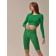 Short Leggings bikes, size l, color green tea