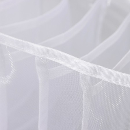 Organizer for storage of laundry "Pollen", 7 departments, 36 × 25 × 19.5 cm color white-3