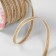 Decorative canvas braid, 6 mm, 9 ± 0.5 m, light beige/beige color
