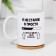 Sublimation mug "I pump my level", with application