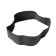 Cartage braid braid, 38 cm, Pu skin, anti -slip, black