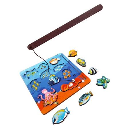 Magnetic game "Nespucful fishing" 10 parts-1