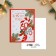 Sweet New Year card, sweet cane, 6 x 8 cm, New Year