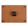 Carty clock is wall-mounted, interior "fruits", silent, 25 x 35 cm