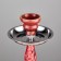 Hookah "ilham", 42 cm, 2 tubes, red