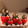 Matryoshka "Khokhloma", 10 puppet, 16 cm