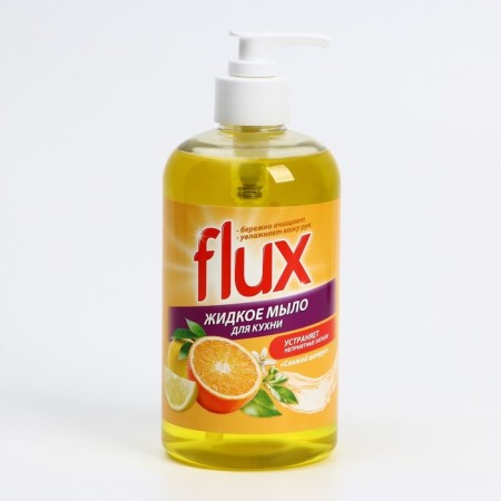 Liquid kitchen soap, 500 ml, citrus aroma, Flux-1