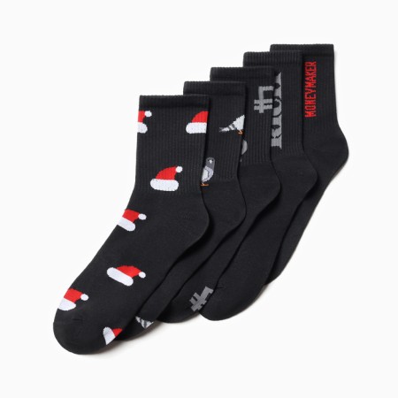 A set of men's socks KAFTAN "Money is lying from heaven" 5 pairs, size 41-44 (27-29 cm)-2