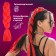 Zumba Kanecalon is monophonic, corrugated, 60 cm, 100 g, bright red color